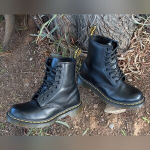 Dr. Martens Black Leather Boots